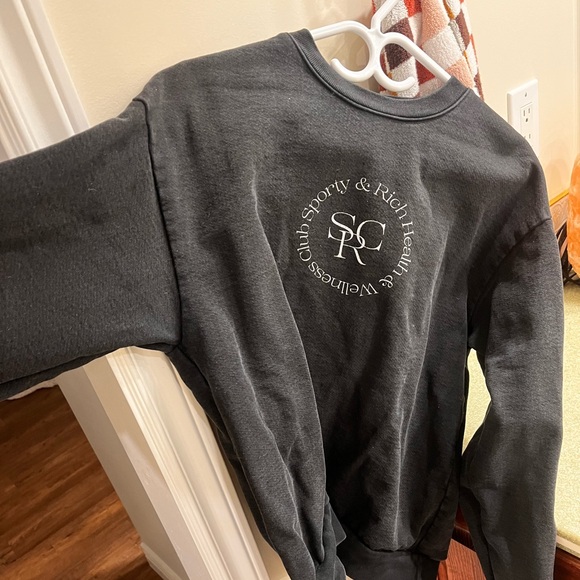 Sporty & Rich black vintage crewneck - Picture 2 of 2